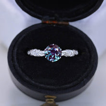Load image into Gallery viewer, Copy of 1 Carat Alexandrite Gold Ornaments Engagement Ring