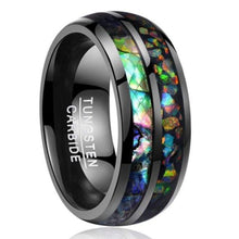 Load image into Gallery viewer, Opal Tungsten Carbide Ring - Giliarto