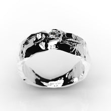 Load image into Gallery viewer, Diamond Men's  14K White Gold  Ring. - Giliarto