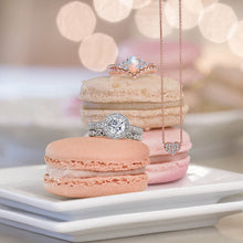 Load image into Gallery viewer, 14K Gold 6.5mm Round  Moissanite 1/4 CTW Moissanite Engagement Ring