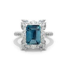 Load image into Gallery viewer, teal sapphire princes
