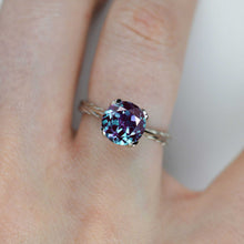 Load image into Gallery viewer, 2 Carat Alexandrite Engagement Ring