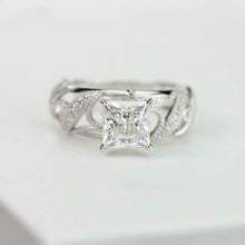 Load image into Gallery viewer, 1.5 Carat Giliarto Princess Cut Moissanite  Promissory ring