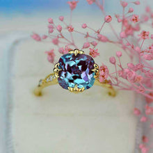 Load image into Gallery viewer, 3.0 Carat Alexandrite Center Stone White Gold Ring