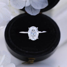 Load image into Gallery viewer, 1.5 Carat Moissanite 14K White Gold Engagement Promissory Ring