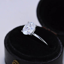 Load image into Gallery viewer, 1.5 Carat Moissanite 14K White Gold Engagement Promissory Ring