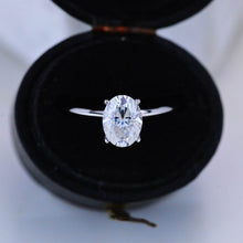 Load image into Gallery viewer, 1.5 Carat Moissanite 14K White Gold Engagement Promissory Ring