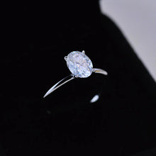 Load image into Gallery viewer, 1.5 Carat Moissanite 14K White Gold Engagement Promissory Ring
