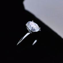 Load image into Gallery viewer, 1.5 Carat Moissanite 14K White Gold Engagement Promissory Ring
