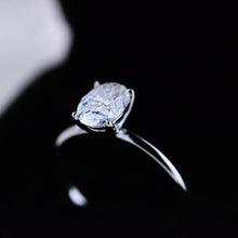 Load image into Gallery viewer, 1.5 Carat Moissanite 14K White Gold Engagement Promissory Ring