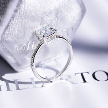 Load image into Gallery viewer, 1.5 Carat Princess Cut Moissanite Giliarto Engagement Ring