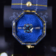 Load image into Gallery viewer, 2 Carat Alexandrite Floral Engagement Ring