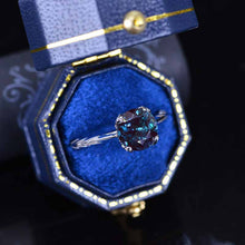 Load image into Gallery viewer, 2 Carat Alexandrite Floral Engagement Ring