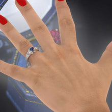 Load image into Gallery viewer, Giliarto Alexandrite Engagement Ring 14K Rose Gold Celtic Ring