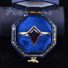 Load image into Gallery viewer, 3 Carat Kite Alexandrite Bezel Solitaire Engagement Ring