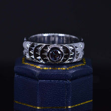 Load image into Gallery viewer, ''Chrysler'' 0.5 Carat Alexandrite Men's Gold Ring.