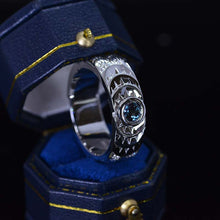 Load image into Gallery viewer, ''Chrysler'' 0.5 Carat Alexandrite Men's Gold Ring.