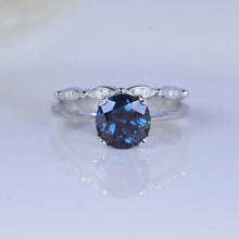 Load image into Gallery viewer, 2 Carat Alexandrite Engagement Eternity Rings Eternity Set