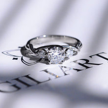 Load image into Gallery viewer, 1.5 Carat Three Stone Giliarto Moissanite Engagement Ring