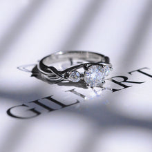 Load image into Gallery viewer, 1.5 Carat Three Stone Giliarto Moissanite Engagement Ring