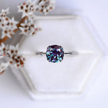Load image into Gallery viewer, 2 Carat Alexandrite Floral Engagement Ring