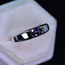 Load image into Gallery viewer, 2 Carat Alexandrite Men's Gold Ring.