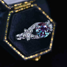 Load image into Gallery viewer, ''Lola" 2.0 Carat Alexandrite Floral Engagement Ring