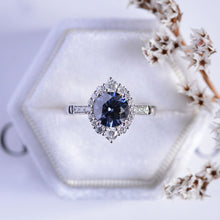 Load image into Gallery viewer, gray moissanite