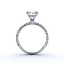 Load image into Gallery viewer, ''Carmen'' 2 Carat Forever One Alexandrite 14K Gold Alexandrite Engagement Ring