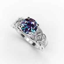 Load image into Gallery viewer, 2.0 Carat Alexandrite Engagement Ring