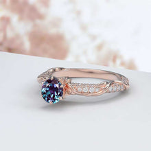 Load image into Gallery viewer, 1.3 Carat Alexandrite Gold Engagement Ring
