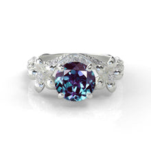 Load image into Gallery viewer, 2.0 Carat Forever One Alexandrite Diamond Engagement Ring