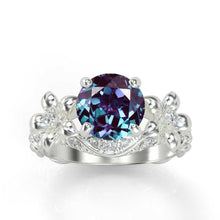 Load image into Gallery viewer, 2.0 Carat Forever One Alexandrite Diamond Engagement Ring