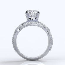 Load image into Gallery viewer, "Infinitely Yours" Aquamarine Engagement Ring