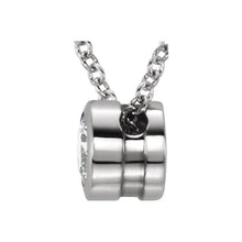Load image into Gallery viewer, Diamond pendant with platinum necklace - Giliarto
