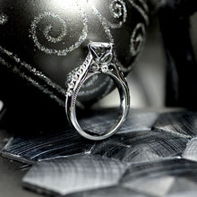 Load image into Gallery viewer, 2 Carat Alexandrite 14K White Gold Ring Classic Customized Design Your Own Ring