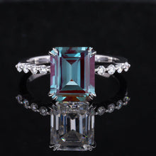 Load image into Gallery viewer, 4Ct Alexandrite Engagement Ring