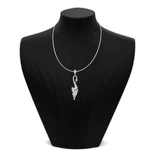 Load image into Gallery viewer, 3 CTW Diamond Swan 18K White Gold Pendant