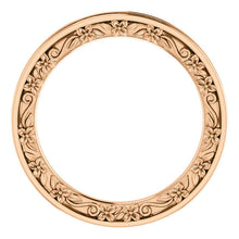 Load image into Gallery viewer, 14K Yellow Gold Floral-Inspired Band