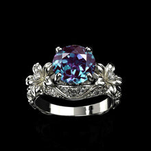 Load image into Gallery viewer, Alexandrite Engagement Gold Ring