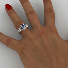 Load image into Gallery viewer, Alexandrite Engagement Gold Ring