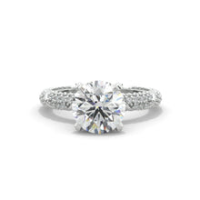 Load image into Gallery viewer, 2 Carat Moissanite Diamond White Gold Giliarto Engagement Ring