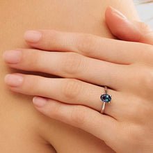 Load image into Gallery viewer, 14K Solid Gold Ring 1 CT Oval Alexandrite Engagement Ring Anniversary Ring Promise Ring Yellow White Gold Ring