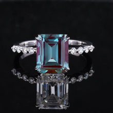 Load image into Gallery viewer, 4Ct Alexandrite Engagement Ring