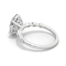 Load image into Gallery viewer, 3ct Classic Oval Engagement Ring. 14K Gold Solitaire ring. Oval Cut Ring. Moissanite Wedding Ring Anniversary ring, Vintage royal Style