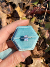 Load image into Gallery viewer, 2 Carat Oval Swarovski Gem Engagement Ring