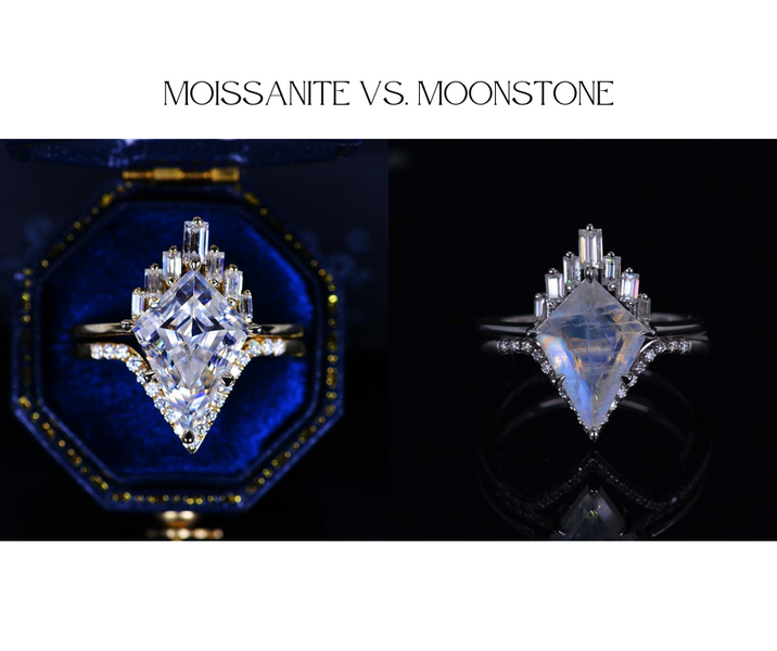 Moissanite vs. Moonstone – Choosing the Perfect Gemstone