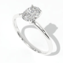 Load image into Gallery viewer, 1 Carat Moissanite 14K White Gold Engagement Promissory Ring
