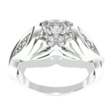 Load image into Gallery viewer, Ava - Moissanite Celtic Engagement Ring
