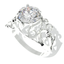 Load image into Gallery viewer, 2.0 Carat Giliarto Moissanite Diamond Engagement Ring
